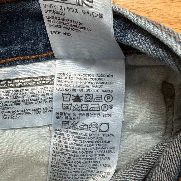 Levi’s 501 Denim Cutoff Shorts Womens size 29 - Picture 6 of 6